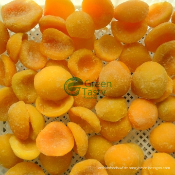 IQF Gefrorene Aprikosenhälften mit hoher Qualität